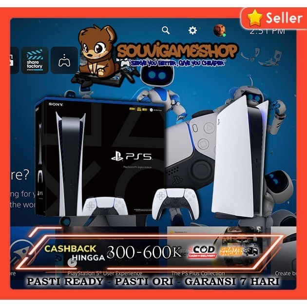 Jual FIRST HAND !! CONSOLE SONY PLAYSTATION 5 / PS 5 / PS5 ORIGINAL ...