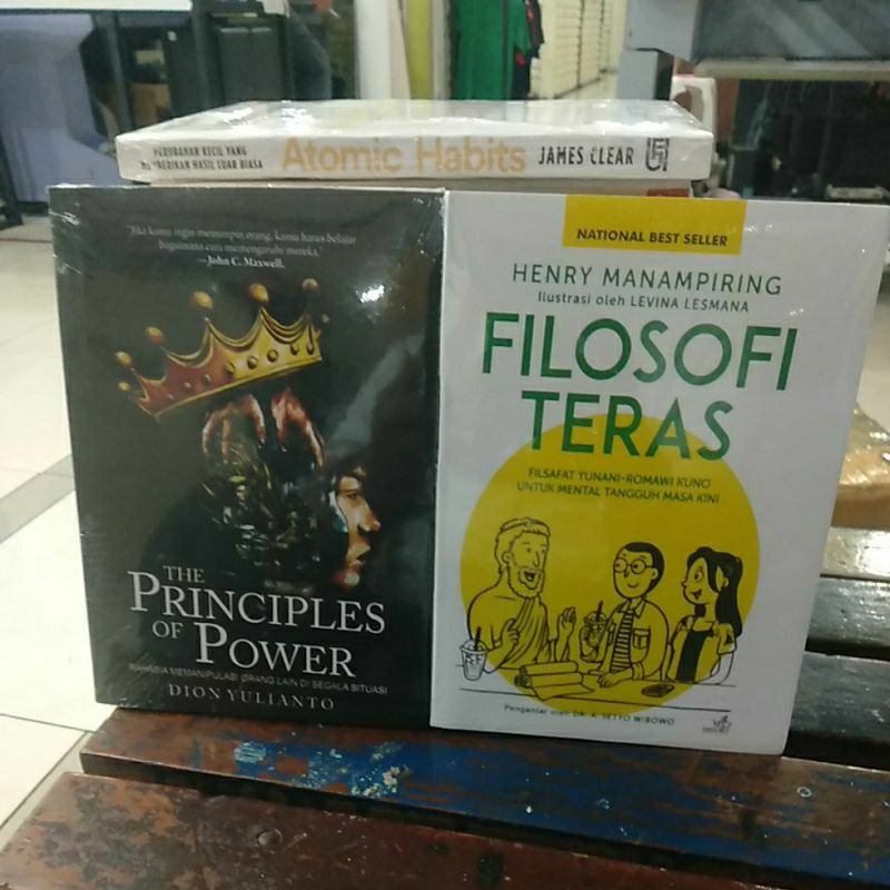 Jual Buku Motivasi Paket 2 The Principles Of Power Filosofi Teras By