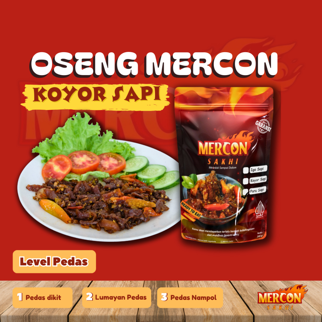 Jual Oseng Mercon Koyor dan Tetelan | Shopee Indonesia