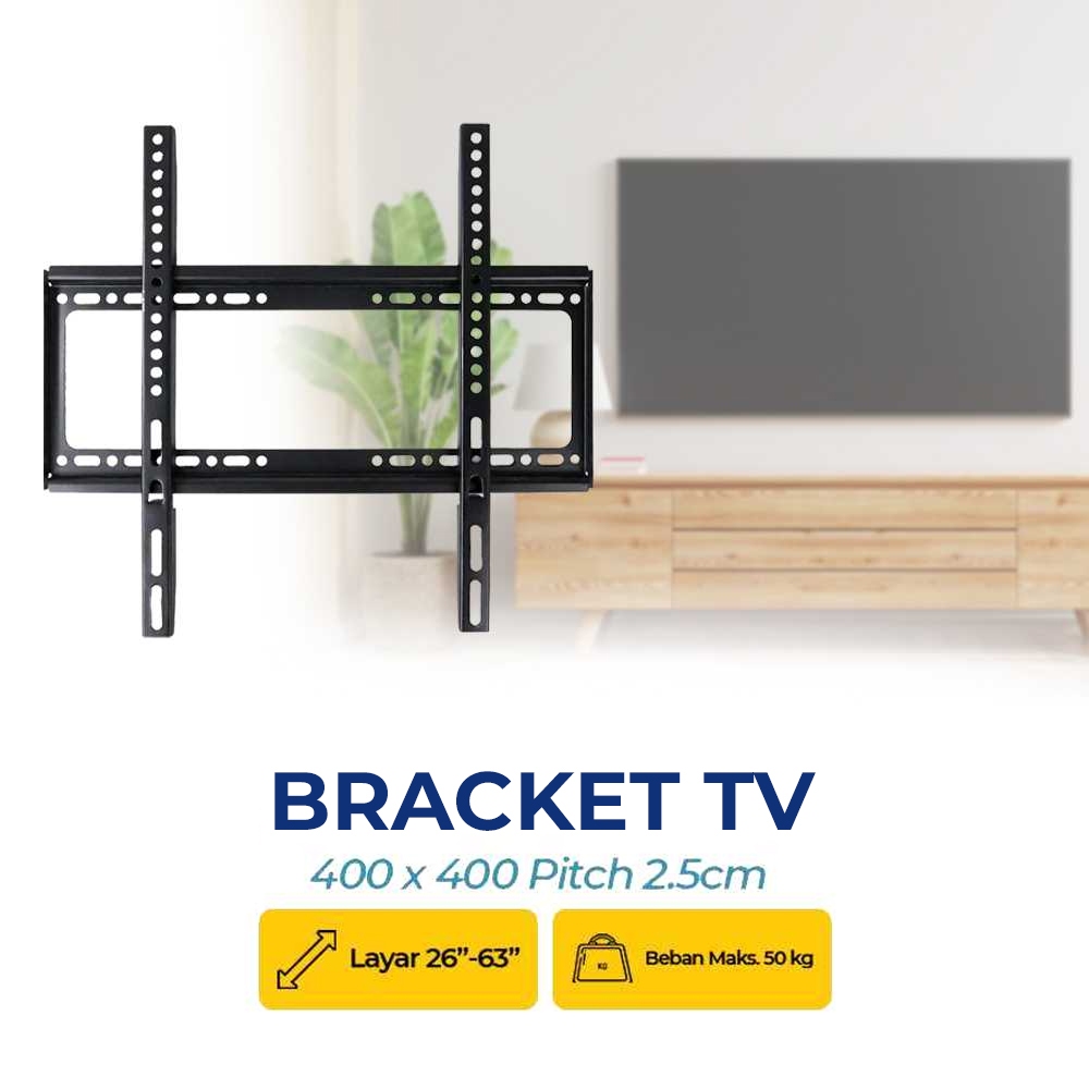 Jual Bracket TV Monitor Gantungan TV Dinding Tembok Wall Mount VESA 400