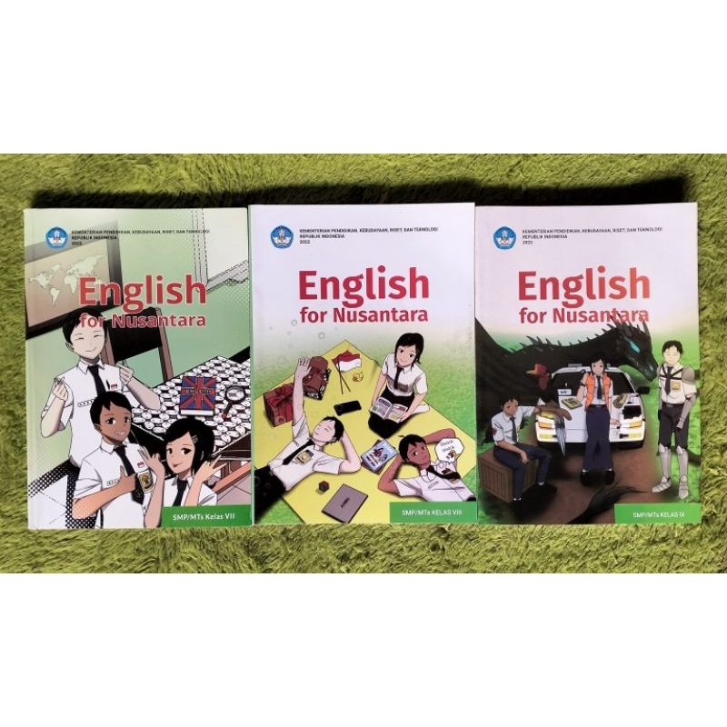 Jual ORIGINAL BUKU BAHASA INGGRIS ENGLISH FOR NUSANTARA KELAS 7 8 9 SMP ...