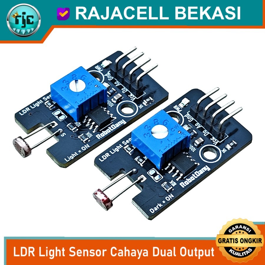 Jual New Light Sensor with analog & digital Out LDR Sensor Cahaya ...
