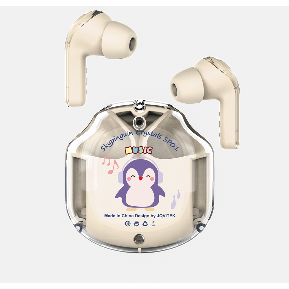 Jual Jovitech Original Wireless Cute Earphone Skypinguin Crystals TWS