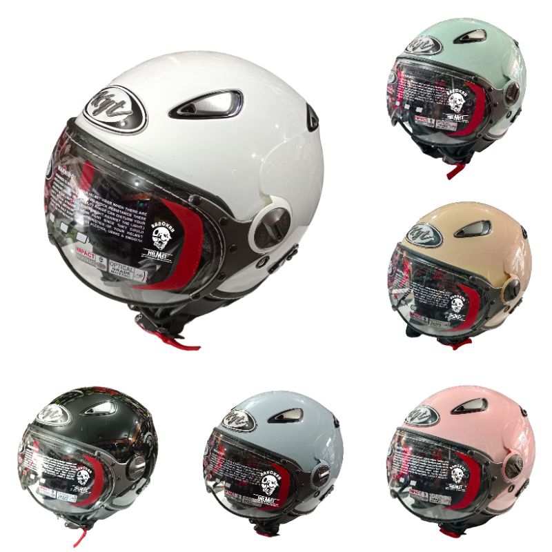 Jual HELM KYT ELSICO PUTIH POLOS ORIGINAL Shopee Indonesia