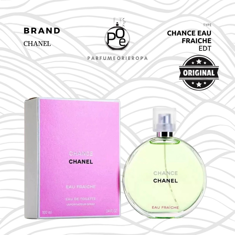 Jual Parfum Wanita Chanel chance eau fraiche EDT BOX SEAL 100ml