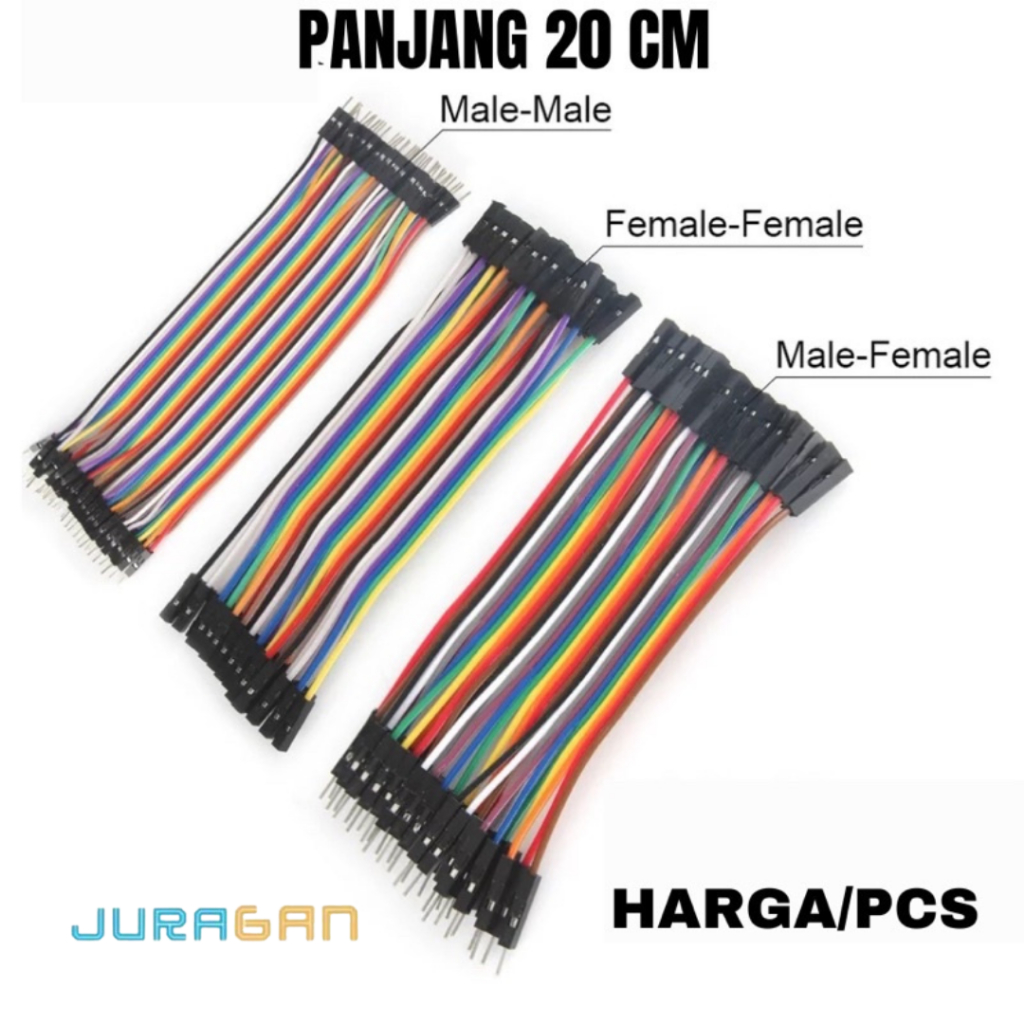 Jual Jumper kabel Male Male 65pcs Arduino Raspberry pi - Jakarta Barat -  Starlectric