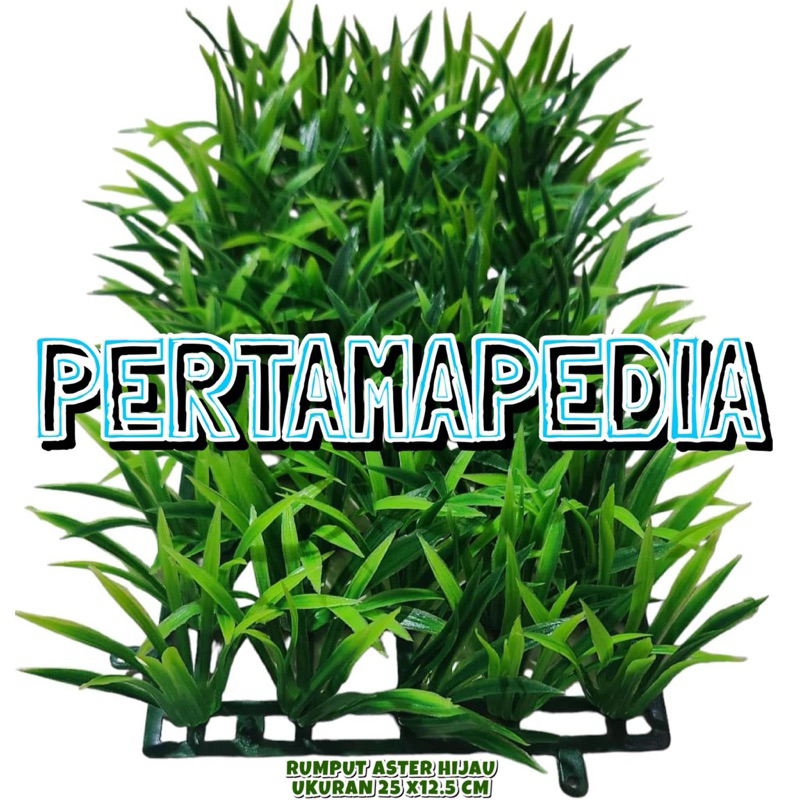 Jual Rumput HIJAU Kecil Ukuran 25X12.5 Cm/ Rumput Plastik/ Rumput ...