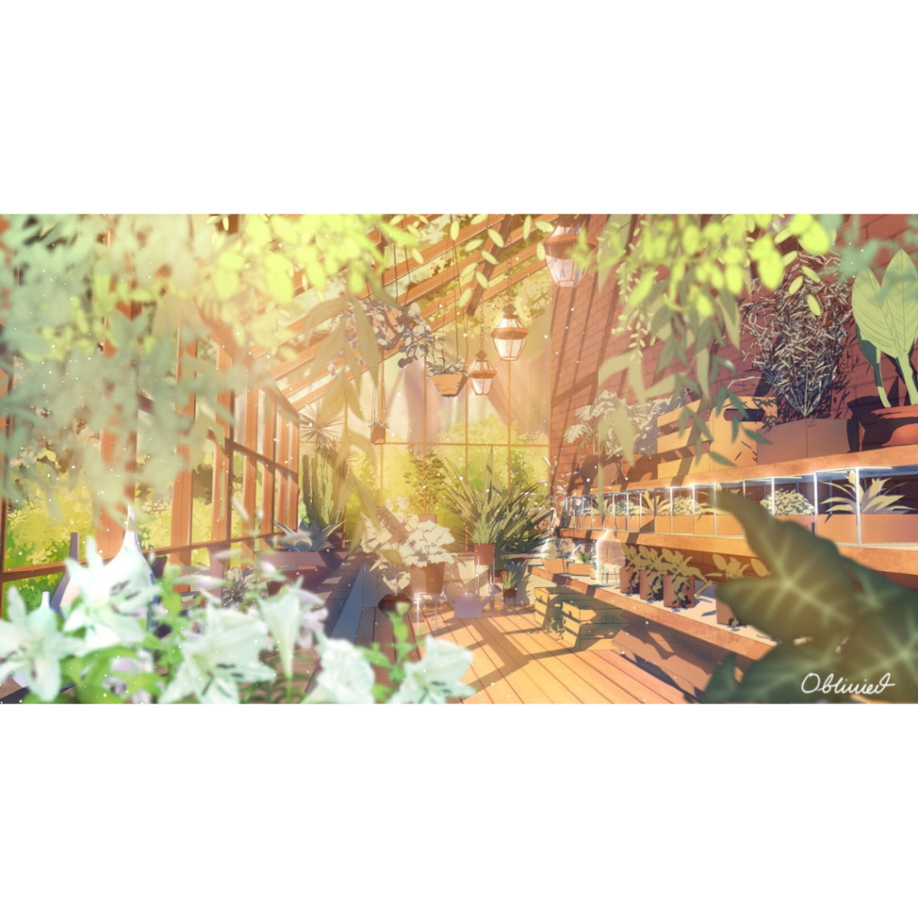 Jual Poster Aesthetic Hiasan Pemandangan Evening Scenery Art Print ...