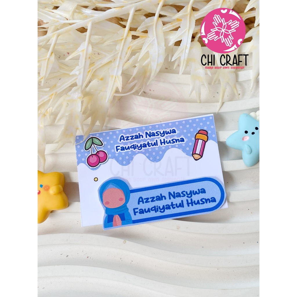 Jual Stiker Label custom nama | stiker label barang waterproof | Shopee ...