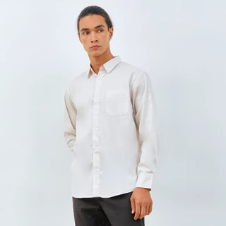 M231 Kemeja Pria Basic Polos Panjang 0131