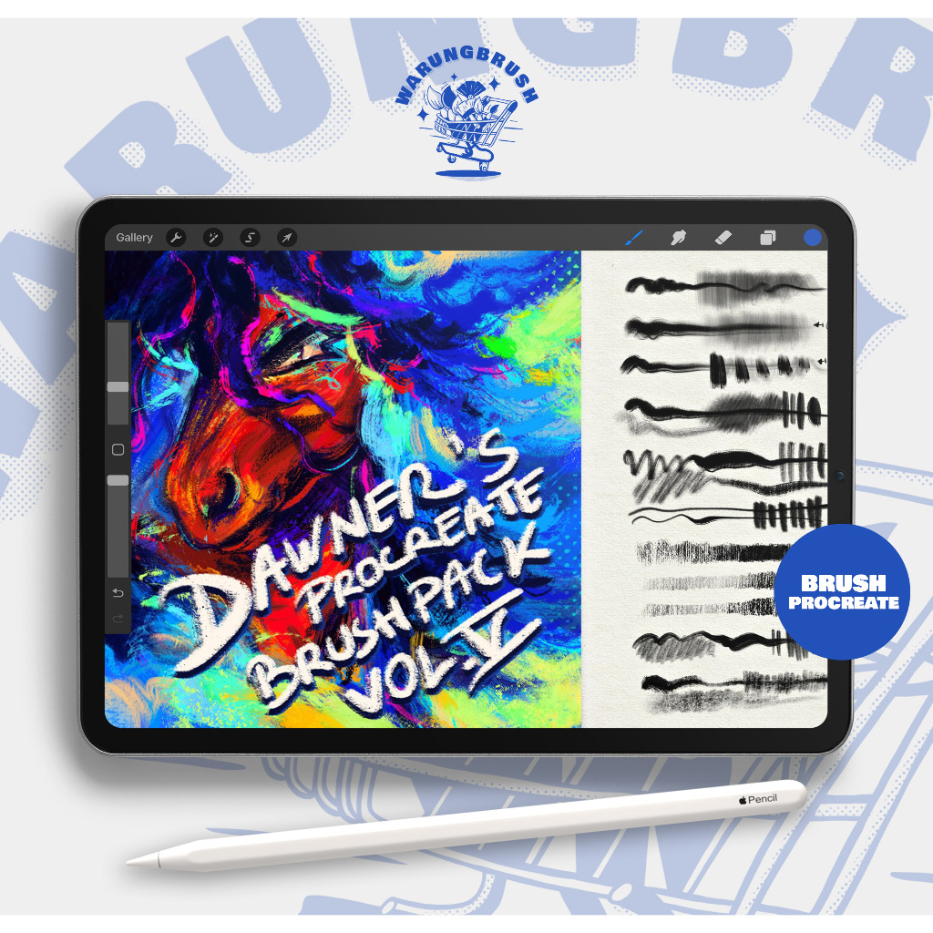 Jual Dawner's Procreate Brush Pack Vol. 5 BP00470 | Shopee Indonesia