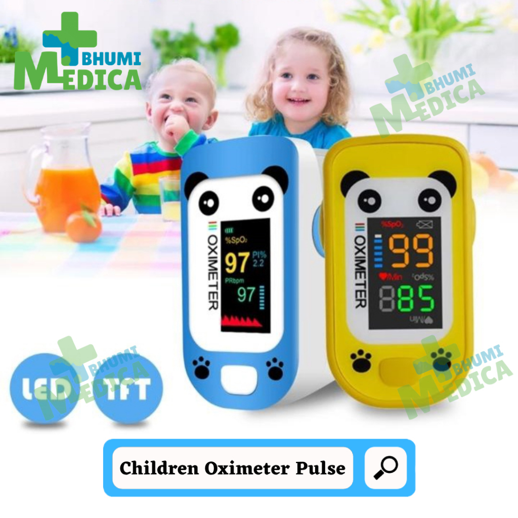 Jual Children Pulse Oximeter Fingertip Anak Bayi Oxymeter SpO2 ...