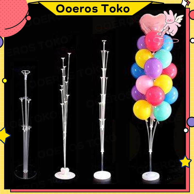 Jual 70-160CM Standing Balon Tiang Balon Stick Cup Balon Dekor Tiang