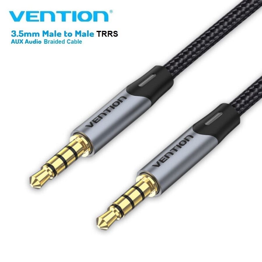 Jual Vention Kabel Audio Aux Mm Trrs Braided M M Shopee Indonesia