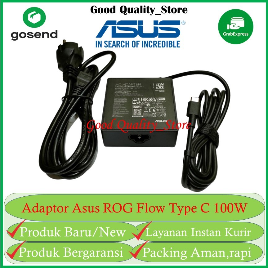 Jual Adaptor Charger Asus Rog Flow X13 Z13 Gv301 Gz301 Usb Type C 100w Ori Shopee Indonesia 8553