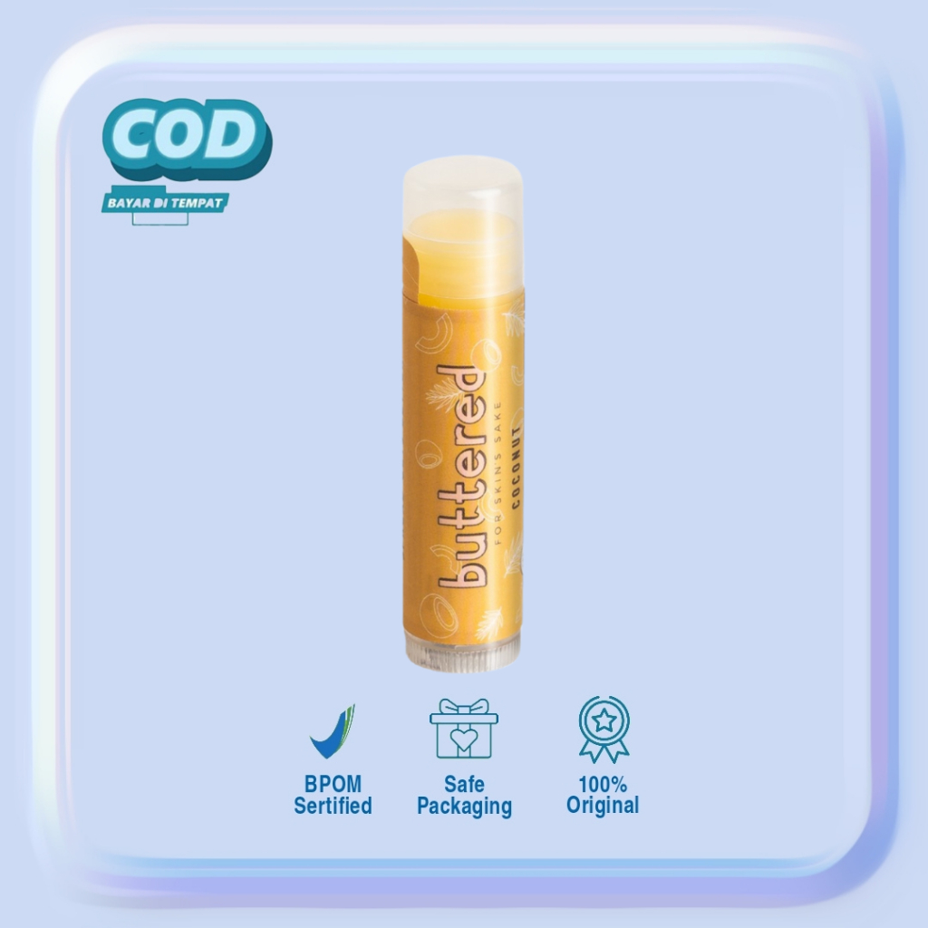 Jual Buttered Premium Lip Balm SPF 15 Pelembab Bibir Lip Care Solusi ...