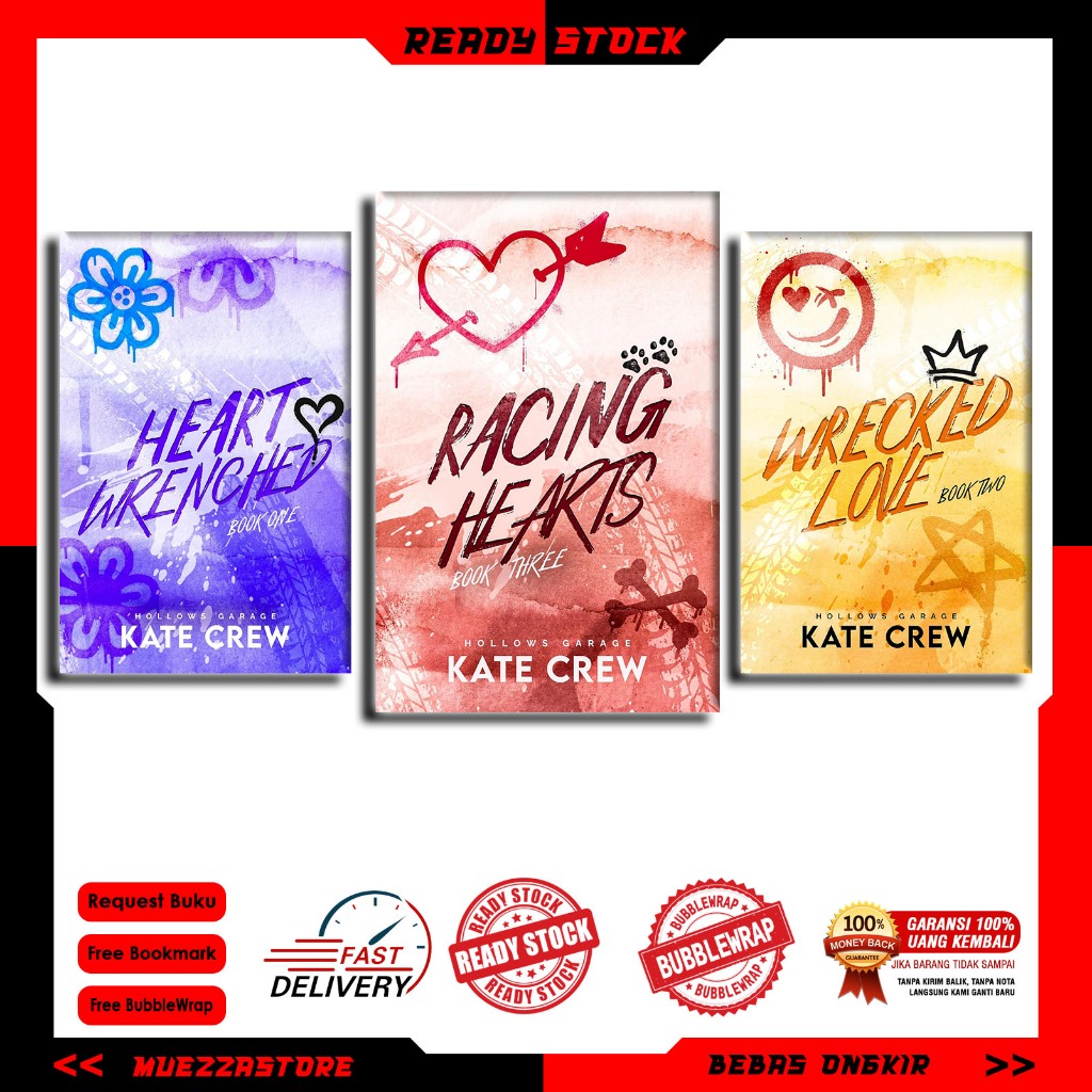 Jual Heart Wrenched | Wrecked Love | Racing Hearts by Kate Crew ...