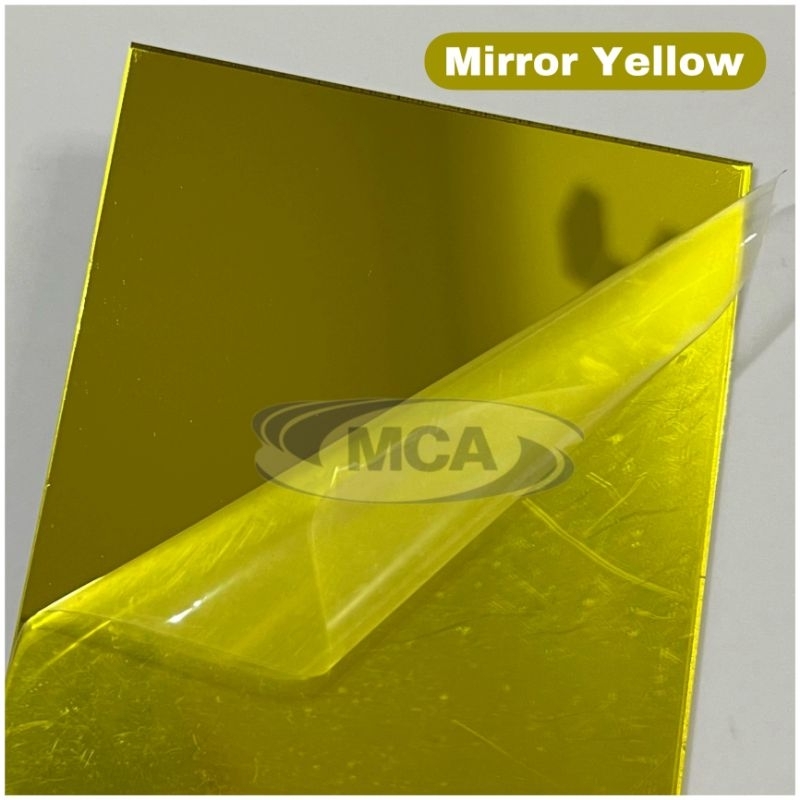 Jual AKRILIK Mirror CUSTOM / GOLD / SILVER / ROSE GOLD / RED / BLUE