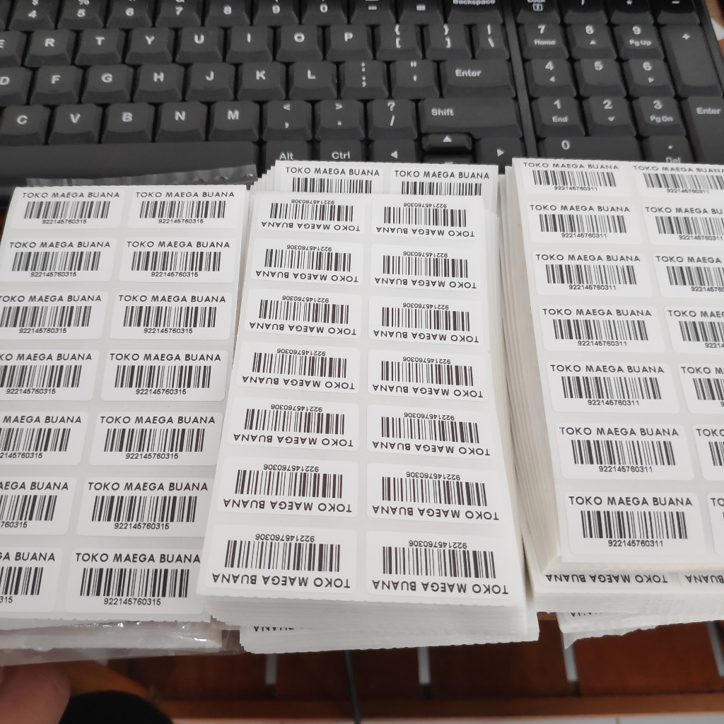 Jual Cetak Label Barcode Cetak Label Harga Cetak Sticker Barcode