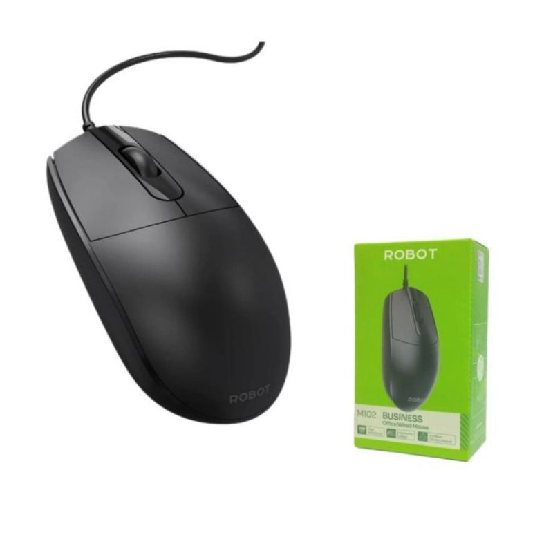 Jual MOUSE ROBOT M102 KABEL USB PC LAPTOP KANTOR 1200DPI BUKAN LOGITECH ...