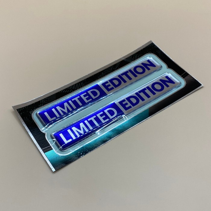 Jual Sticker emblem stiker LIMITED EDITION stiker timbul 12cm isi 2 ...