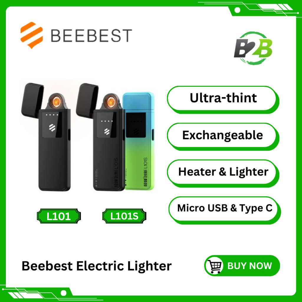 Jual BEEBEST Electric Charging Lighter L101 L101S Ultra Thint Korek Api ...