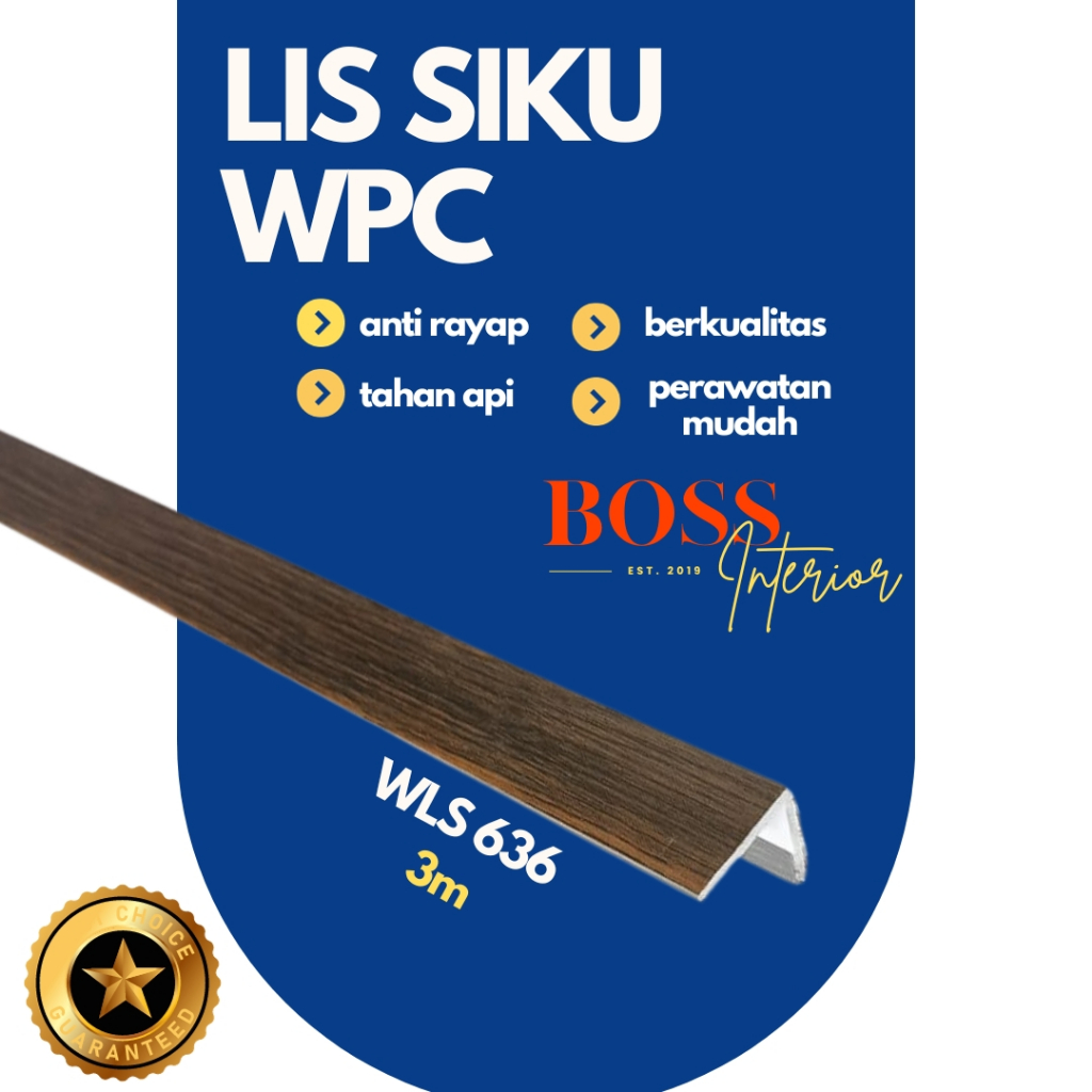 Jual Lis Sudut Siku L WPC WALLPANEL | List Penutup WOOD PANEL WPC Siku ...