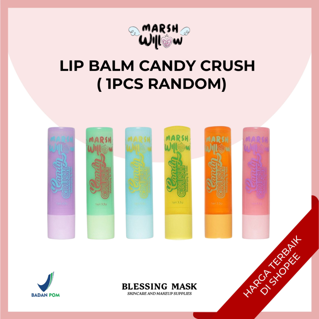 Jual Marshwillow Lip Balm Candy Crush by Natasha Wilona Jual Ecer