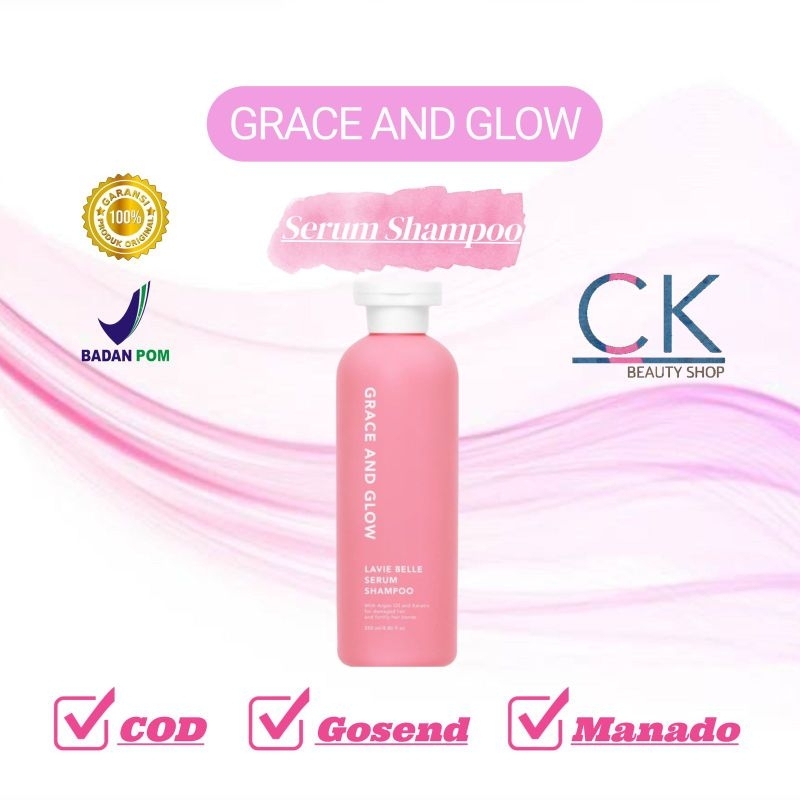 Jual MANADO Grace and Glow Lavie Belle Hair Serum Shampoo Shampo