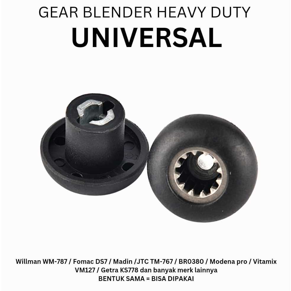Jual Sparepart gear blender heavy duty JTC Willman Fomac Getra 787 767