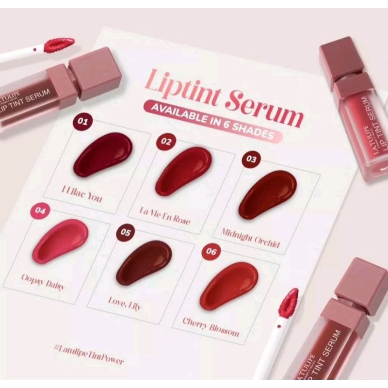 Jual La tulipe Lip Tint Serum Shopee Indonesia