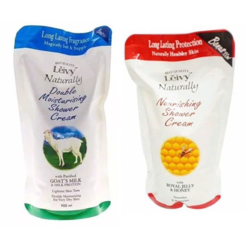 LEIVY REFILL SACHET SHOWER CREAM - SABUN MANDI LEIVY REFILL - LEIVY SACHET ISI ULANG