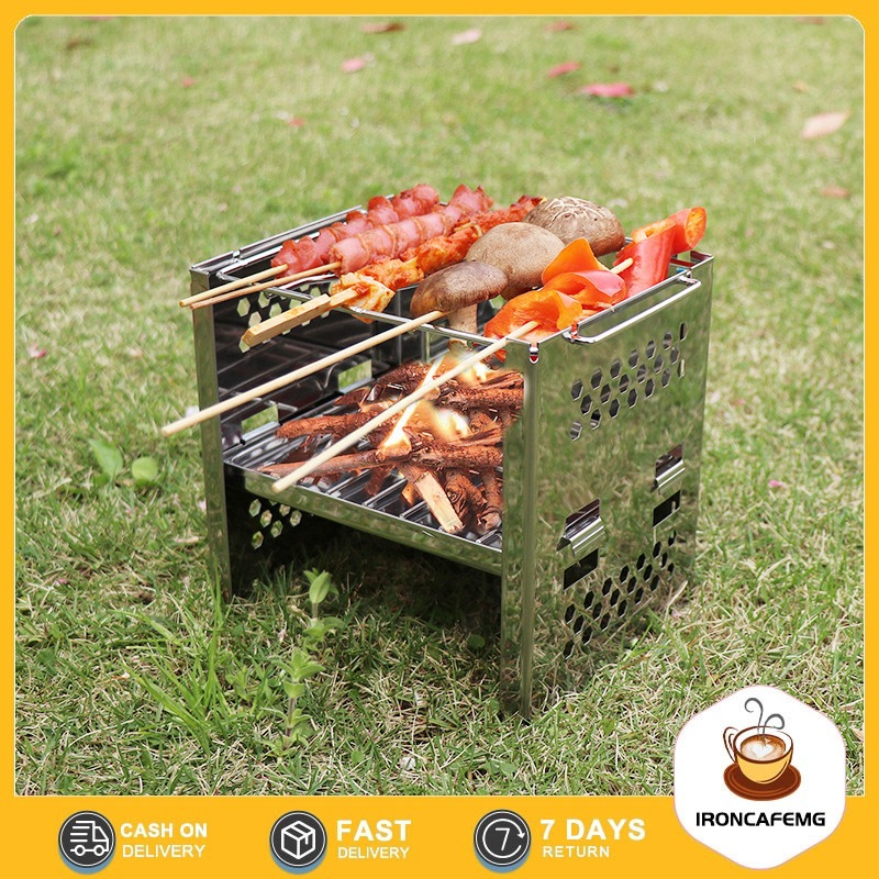 Jual Panggangan Portable Stainles Steel Panggang Arang Bbq Outdoor