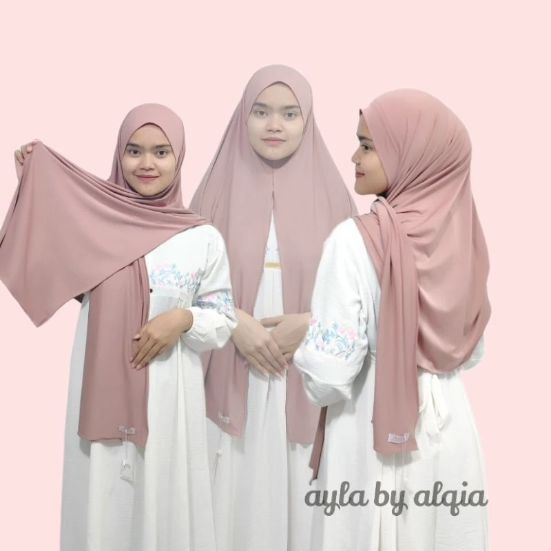 Pashmina Jersey Premium Tebal Elastis Promo