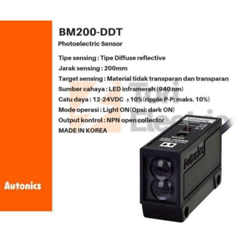 Jual Photo Electric Sensor BM 200DDT Autonics | Shopee Indonesia