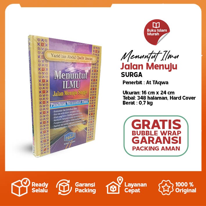 Jual Menuntut Ilmu Jalan Menuju Surga Pustaka At Taqwa | Shopee Indonesia