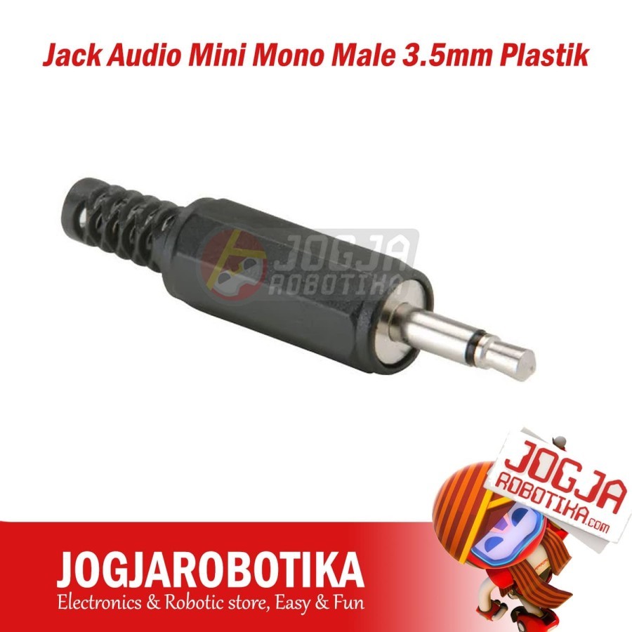 Jual Jack Audio Mini Mono Male 3.5mm Jack Audio Male - Plastik | Shopee ...