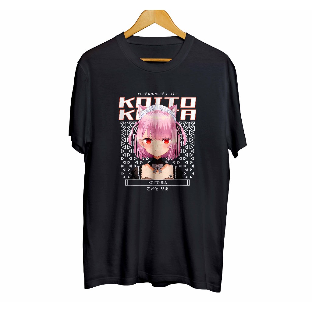 Jual Kaos distro infinite anime vtuber KOITO RIA - VOICE ORE material ...