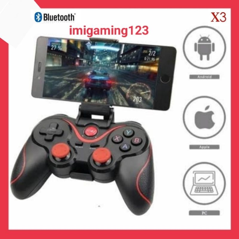 Jual Gamepad Android X3 Bluetooth Wireless Controller Gamepad