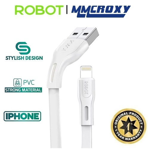 Jual Robot RDL100S Cable Data Apple 2A 1M White | Shopee Indonesia