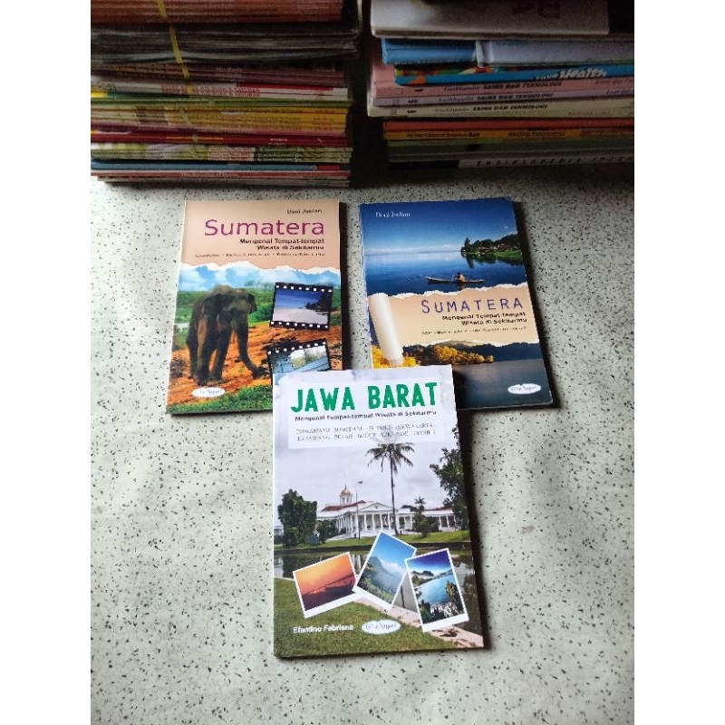 Jual Paket 3 Buku Pariwisata, SUMATRA... Lengkapnya Periksa Deskripsi ...