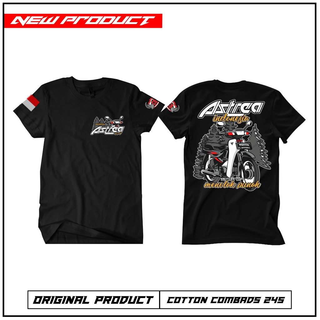 Jual Kaos Astrea Indonesia Menolak Punah | Kaos Katun 24s Asli | Baju