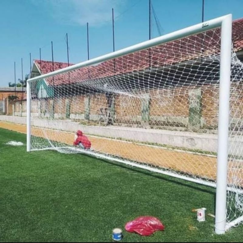 Jual jaring gawang sepak bola internasional tambang 4 mili | Shopee ...