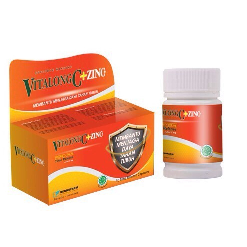 Jual Vitalong C Plus Zinc 30 Kapsul Membantu Menjaga Daya Tahan Tubuh ...