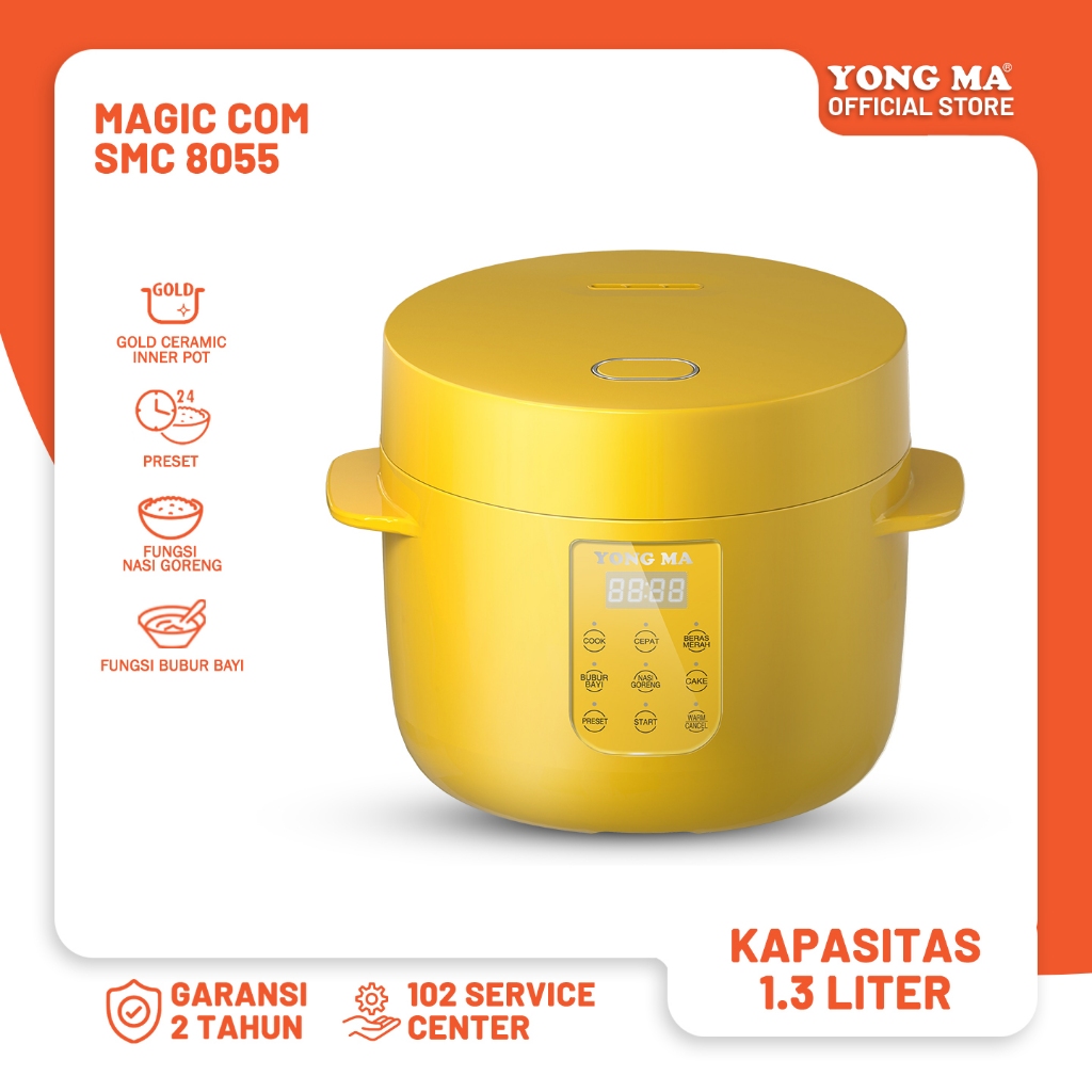 Jual YONG MA Small Digital Rice Cooker / MAGIC COM SMC 8055 (1.3 LT