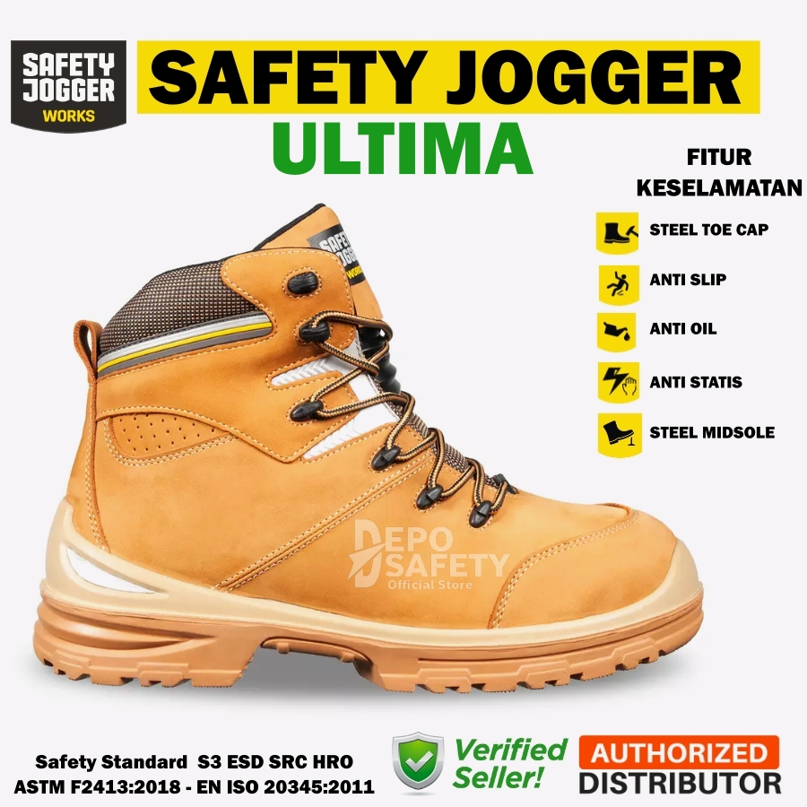 Jual SAFETY SHOES JOGGER ULTIMA S3 ORIGINAL SEPATU SAFETY JOGGER ULTIMA Shopee Indonesia