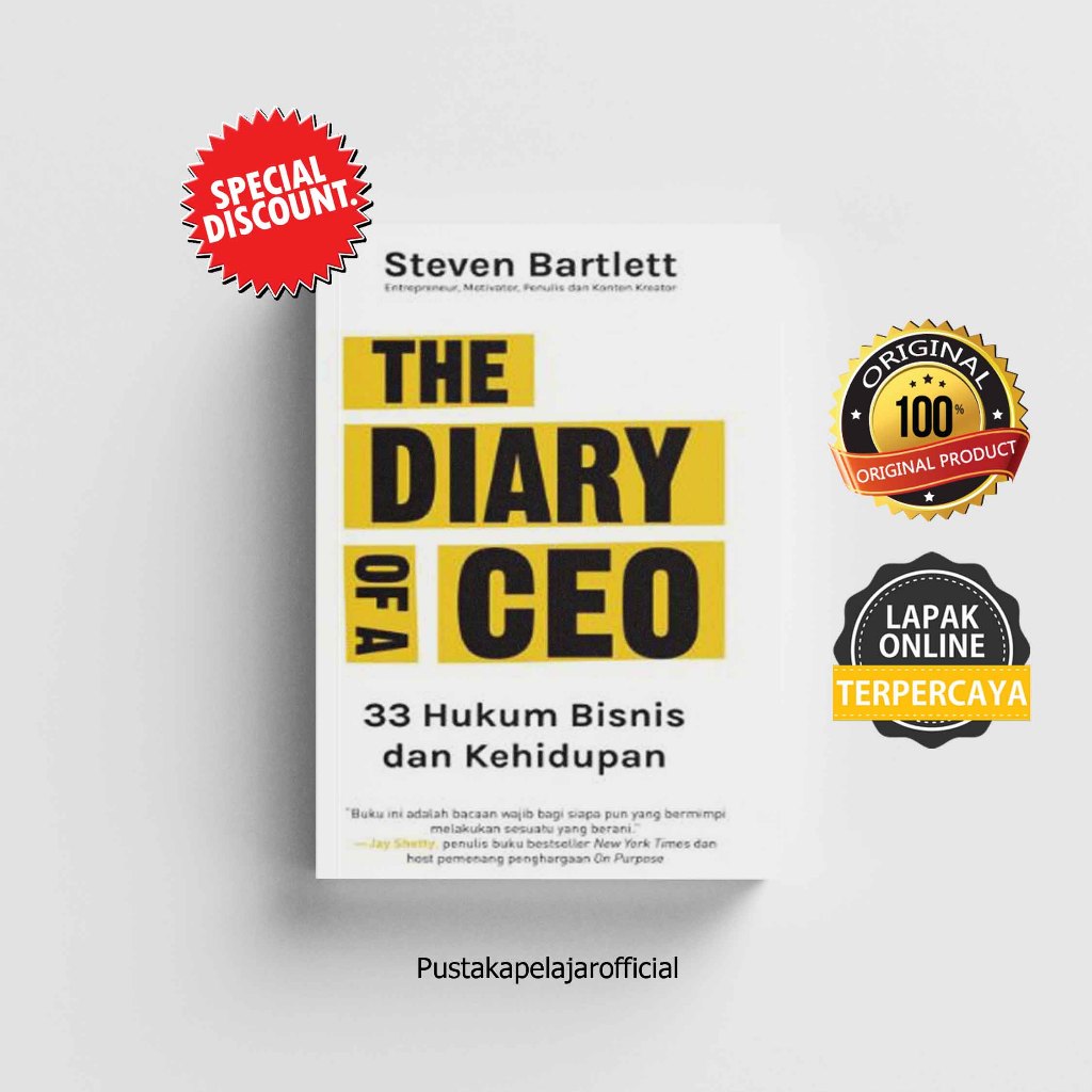 Jual BUKU ORIGINAL The Diary Of A CEO: 33 Hukum Bisnis Dan Kehidupan ...