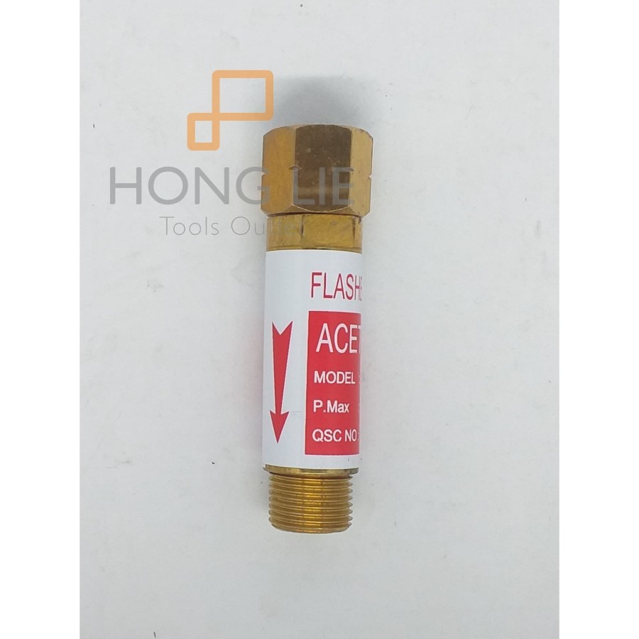 Jual Solid Flashback Arrestor u/Regulator Acetylene/LPG Pengaman