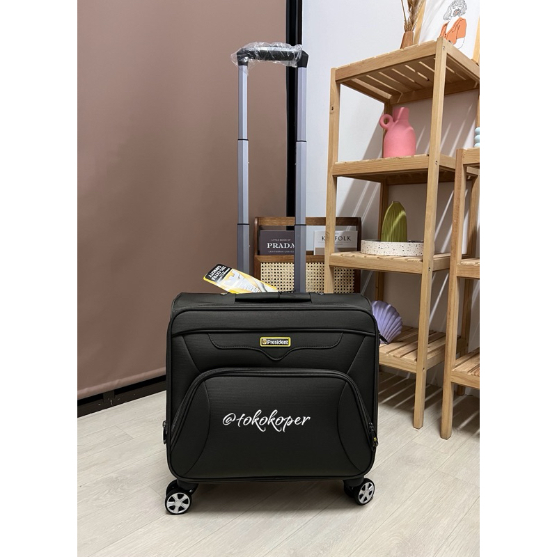Jual KOPER PRESIDENT 1022 UKURAN 14 INCH CABIN SIZE - SOFTCASE Bahan ...