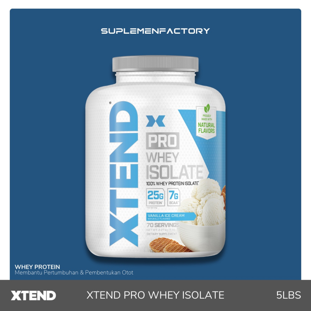 Jual Xtend Pro Whey Isolate 5 Lbs 2,3 Kg 100 Protein Shopee Indonesia